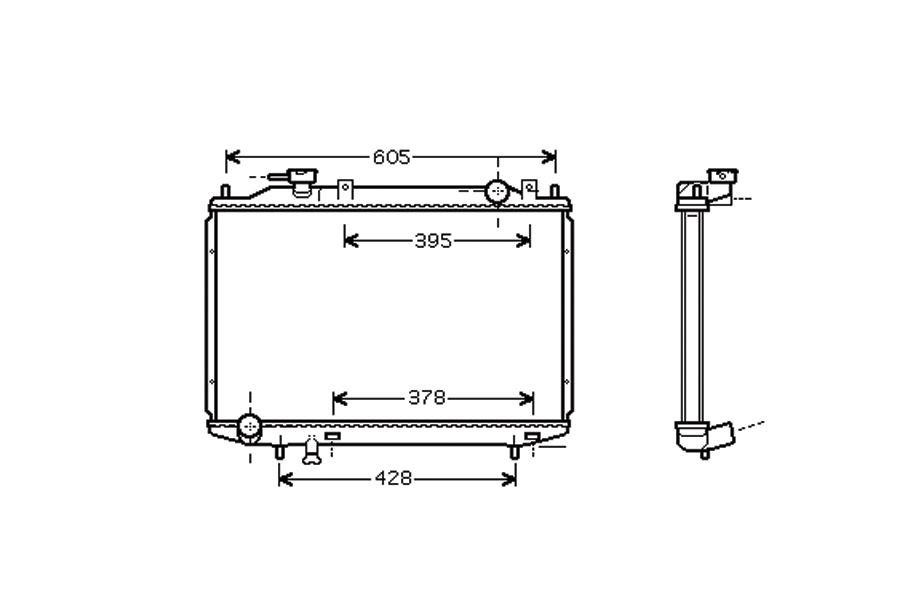 RADIATEUR DE CHAUFFAGE FORD TH : YET336305