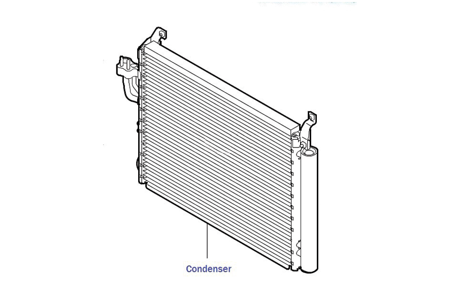 CONDENSEUR CLIMATISATION HYUNDAI : 97606-0X010